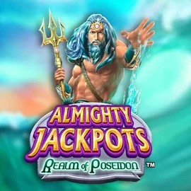 Almighty Jackpots – Realm of Poseidon casino game by Novomatic – featured logo at BetBoom Casino