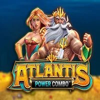 Atlantis Power Combo slot logo by Infinity Dragon Studios at BetBoom CasinoAtlantis Power Combo