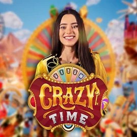 Crazy Time slot logo by Evolution at BetBoom CasinoCrazy Time