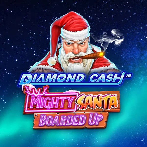 Diamond Cash Mighty Santa Boarded Up logo by Greentube at BetBoom Casino