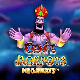 Logo of Genie Jackpots Megaways from Blueprint Gaming at BetBoom Casino
