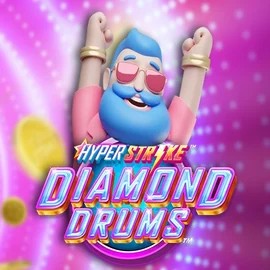 Hyper Strike Diamond Drums logo by Gameburger Studios at BetBoom CasinoHyper Strike Diamond Drums