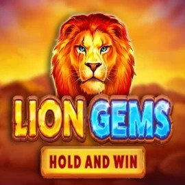 Lion Gems Hold and Win slot logo by Playson at BetBoom CasinoLion Gems Hold and Win