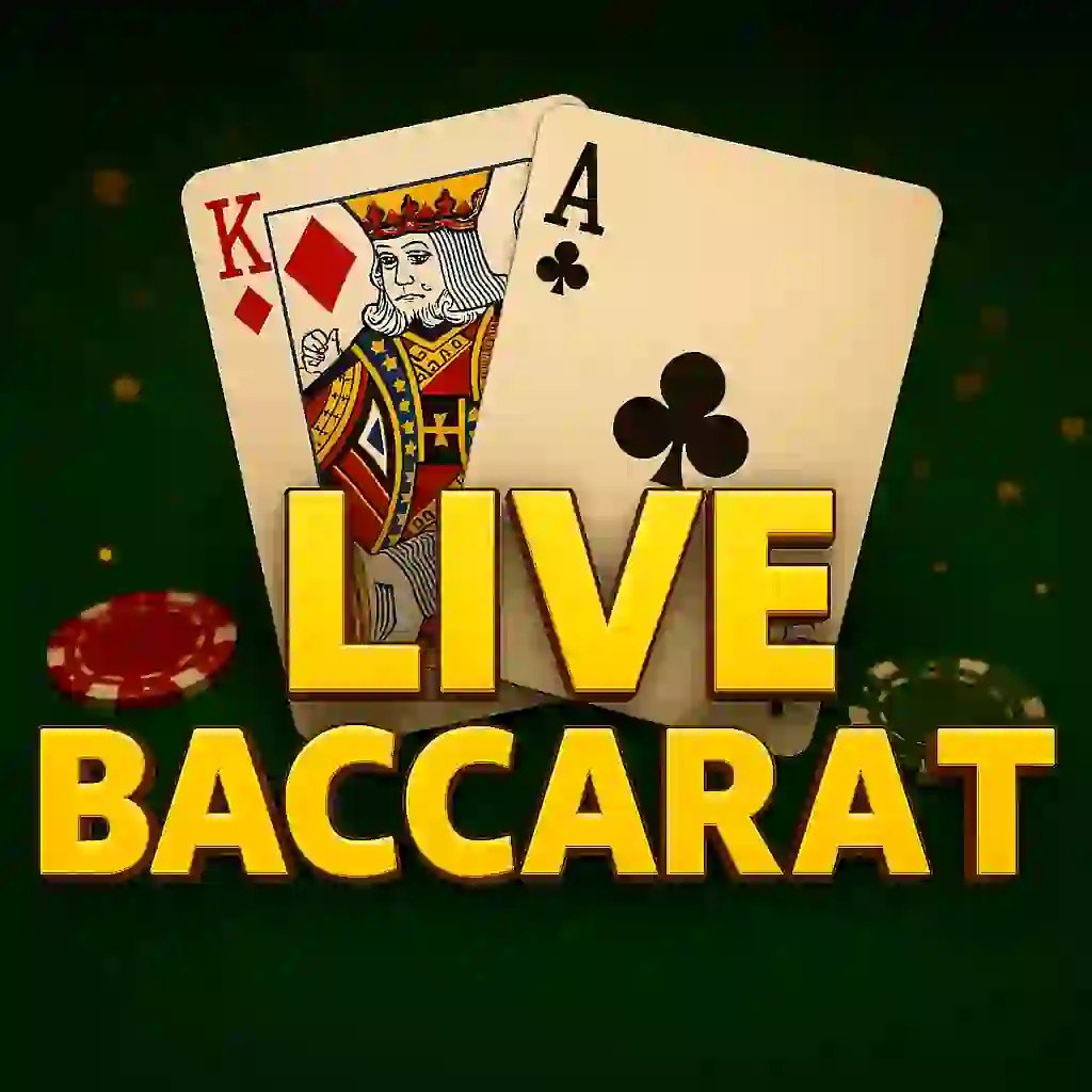 Official Live Casino logo: Live Baccarat by Evolution at BetBoom Casino