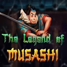 The Legend of Musashi slot logo by Peter & Sons at BetBoom CasinoThe Legend of Musashi